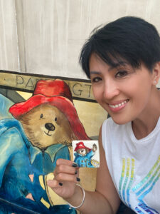 Paddington bear cookie, Paddington station London.